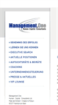 Mobile Screenshot of management-one.net