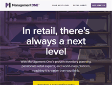 Tablet Screenshot of management-one.com